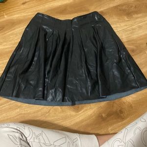 Leather skirt